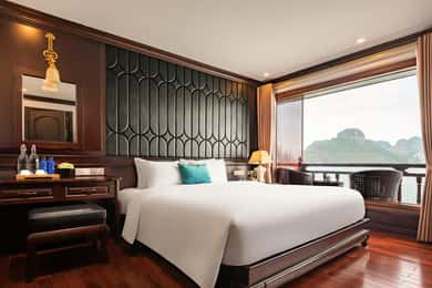 Hanoi: 2-Day Halong & Lan Ha Bay 5 Stars Cruise with Balcony