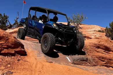 Moab : Aventure guidée U-Drive UTV au coucher du soleil sur Hell's Revenge