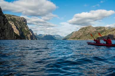 Stavanger: Lysefjord Kayak Safari (Waterfalls & Pulpit Rock)