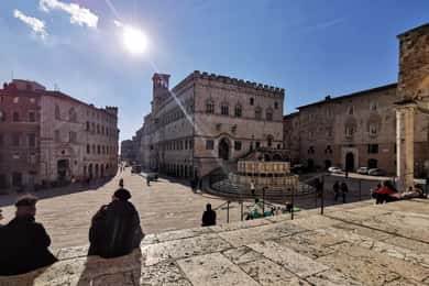 Perugia: Passeio a pé pelo centro histórico, Piazza IV Novembre