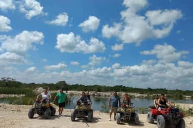 From Progreso: ATV Ghost Town Excursion & Beach Club Access