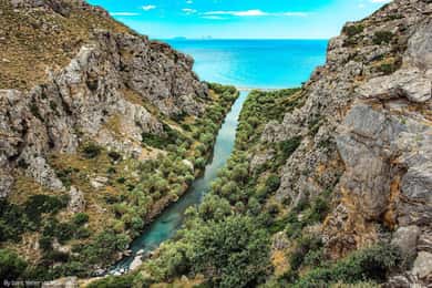 Georgioupolis: Preveli Palm Beach Day Trip by Bus and Boat