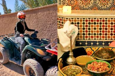 Marrakech: quad Palmeraie y spa tradicional marroquí