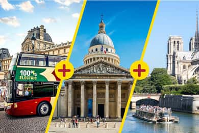 Париж: Экскурсия Big Bus Hop-on Hop-off Tour и вход в Пантеон