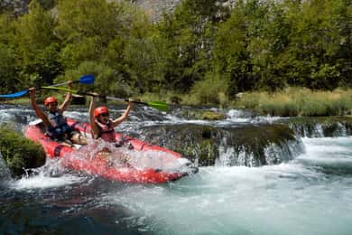 Zadar: Rivier Zrmanja kajaksafari met gids & watervallen