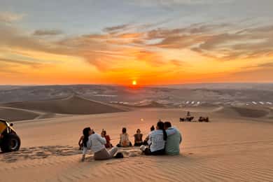From Ica or Huacachina: Dune Buggy at Sunset & Sandboarding