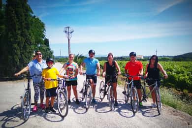 Vanuit Sitges: fietstocht met bezoek aan wijnmakerij en proeverij