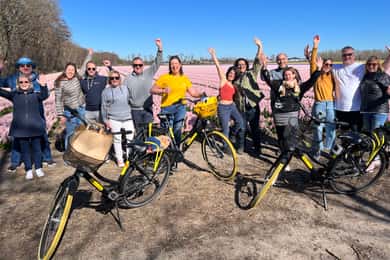 From Lisse: Keukenhof Flower Fields Bike Tour