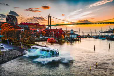 Gotemburgo: Tour turístico en autobús acuático y terrestre