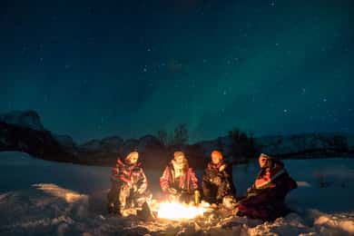 Alta: Geführte Nordlicht Tour für Kleingruppen