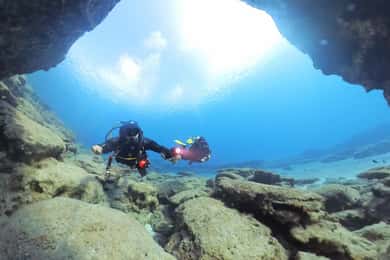 Plongée sous-marine - Tunnels et grottes - Cap Greco - avec guide privé