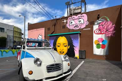 Tour particular de carros clássicos em Los Angeles com Starlette!