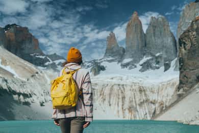 Puerto Natales : Randonnée d'une journée à la base des tours