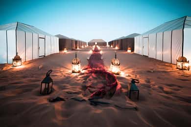 Au départ de Marrakech : circuit de 3 jours dans le Sahara avec tente privée et repas