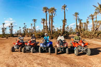 Marrakech: Excursión en quad al Oasis de las Palmeras y al Desierto de Jbilat