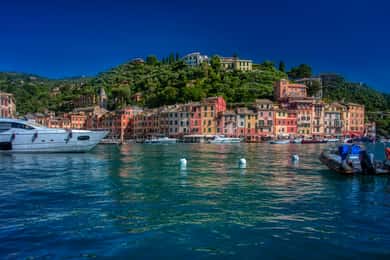From Genova: Portofino Return Transfer by Open-Top Bus
