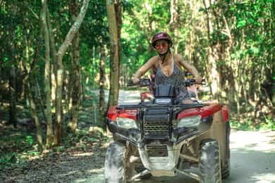 Cozumel: ATV Ride to Jade Cavern, Beach Club Access & Lunch