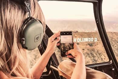 Passeio de helicóptero de 10 minutos pelo letreiro de Hollywood