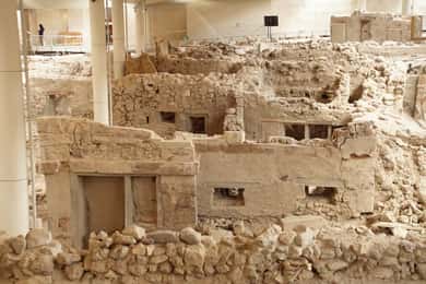 Santorini: Biglietto d'ingresso ad Akrotiri e audioguida