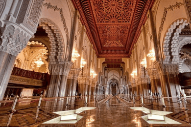 Casablanca: Tour della città con biglietto d'ingresso per la Moschea di Hassan II