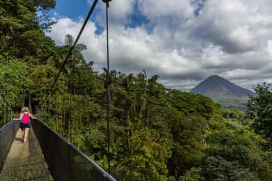 From La Fortuna: Mistico Arenal Hanging Bridges Park Tour