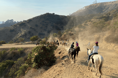Los Angeles: Mulholland Trail - ridtur till häst