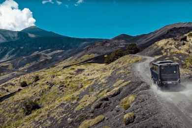 Etna 3000 m. en 2002 kraters wandeling - noordzijde