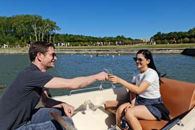 Versailles: Golfbilstur i trädgården, roddbåt, biljetter till palatset