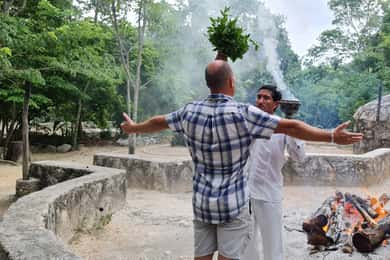 Van Playa del Carmen: privé Temazcal-ceremonie