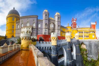Depuis Lisbonne : Visite privée de Sintra d'une jounée dans une voiture de luxe