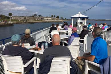 St. Augustine: Boat Cruise and Electric Golf Cart Tour