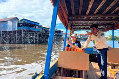 Siem Reap: visite de Tonlé Sap et Kampong Phluk avec cuisine de rue