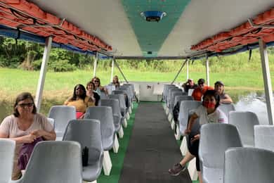 Monteverde: Över sjön till La Fortuna de Arenal