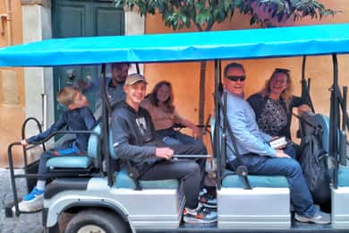 Rome : visite privée en voiturette de golf avec guide de la région et glace