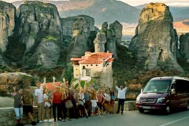 Athene: dagtrip naar de Meteora-kloosters met grotten en lunch
