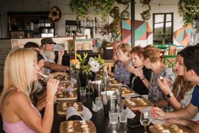 Pokolbin: Halvdagstur i Hunter Valley med ost och vin