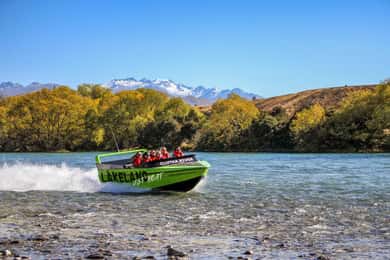 Wanaka: Rejs motorówką po rzece Clutha