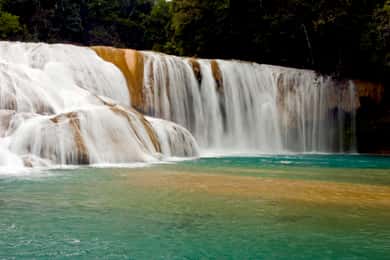 Palenque : excursion d'une journée à Agua Azul, Misol-Ha et aux ruines de Palenque