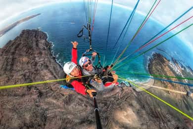 Lanzarote: Tandem paragliding