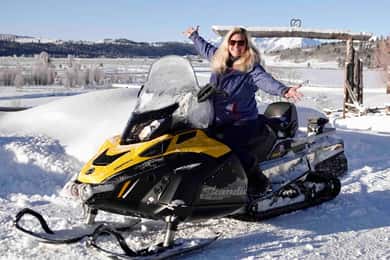 Jackson Hole: Grand Teton Full-Day Snowmobile Tour