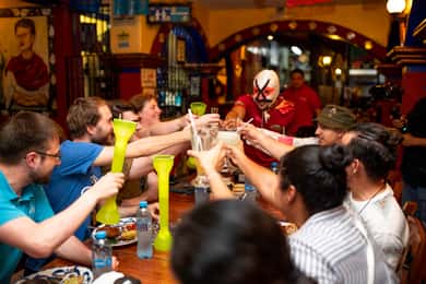 Cancún: Lucha libre con tacos, margaritas y degustación de tequila