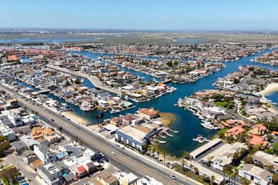 Lezioni di paddleboard a Huntington Harbour