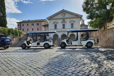 Rome : Catacombes et Voie Appienne en voiturette de golf pour petits groupes
