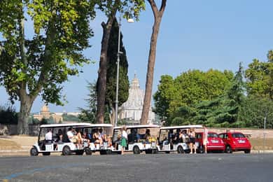 Rome : Visite de la ville en voiturette de golf avec gelato