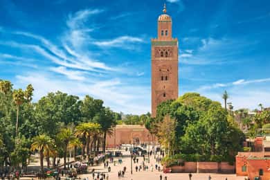 Visita a los jardines Majorelle y Menara y paseo en carruaje