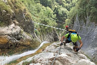 Ballino: Rio Ruzza Via Ferrata Trip with Mountain Guide
