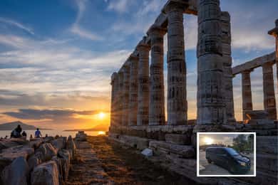 Atenas: excursão privada ao Cabo Sounion e ao lago Vouliagmeni