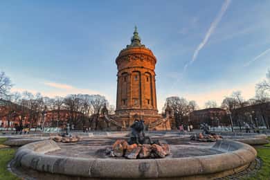 Mannheim: Passeggiata express con un locale in 60 minuti