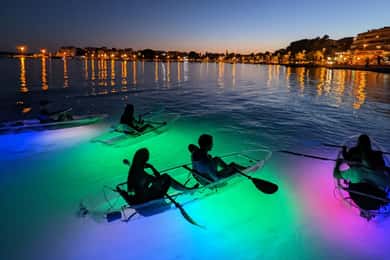 Split: Upplyst kvällstur med guidad kajakpaddling