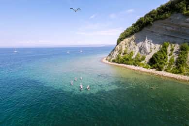 Litoral esloveno: aluguel de stand-up paddle na costa da Eslovênia